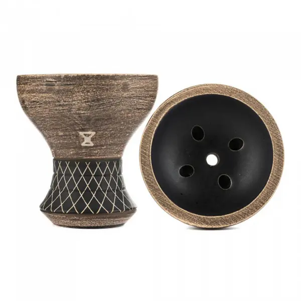 Alpha Hookah Чаша Alpha Bowl - Turk Design (Black Matte)