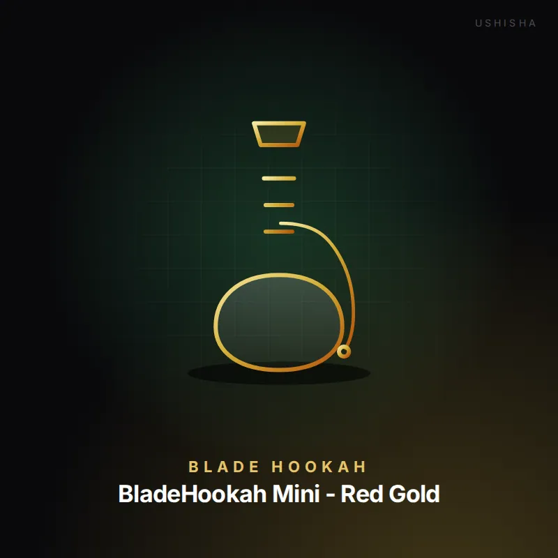 Blade Hookah BladeHookah Mini - Red Gold