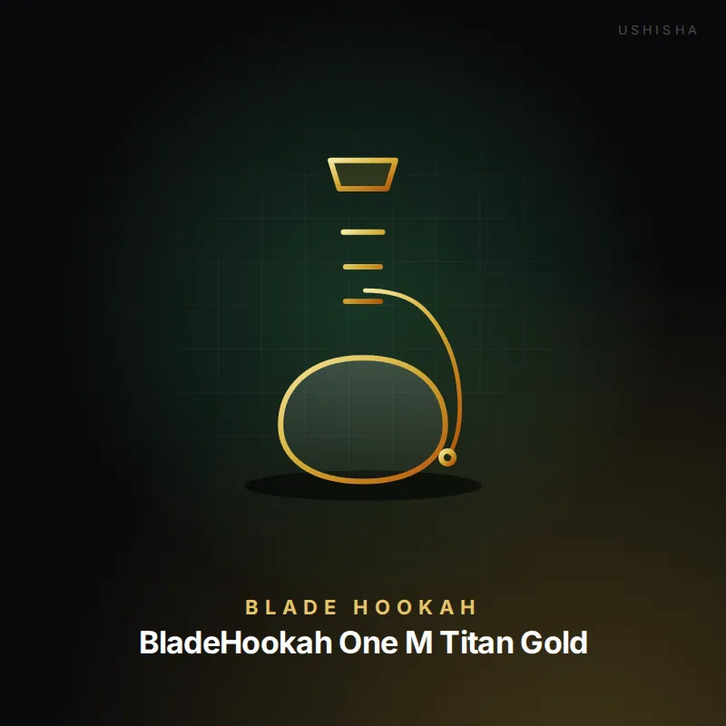 Blade Hookah BladeHookah One M Titan Gold