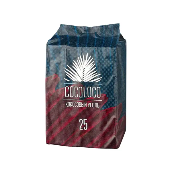 CocoLoco Кокосовый уголь, 25 мм Horeca