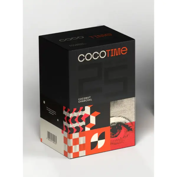 CocoTime Кокосовый уголь, 25 мм.