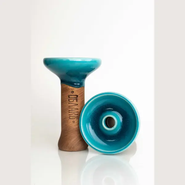 Oblako Чаша ОБЛАКО Phunnel S Glaze Голубая Кракле