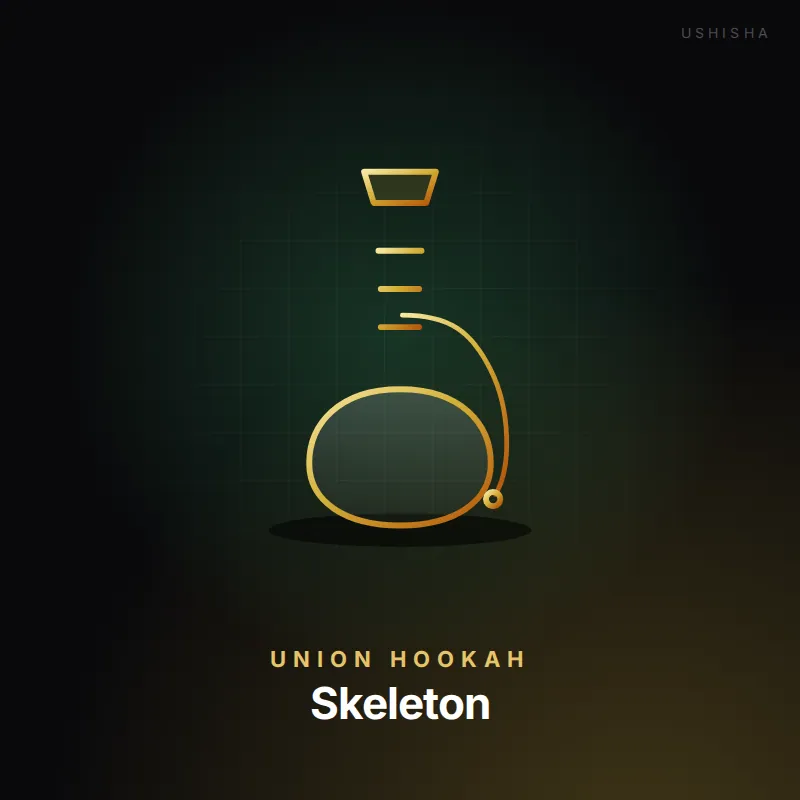 Union Hookah Skeleton